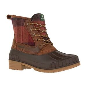 Kamik Women's Plaid Winter Boots - Brown and Red